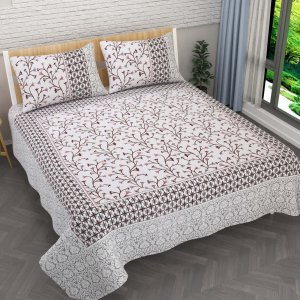 Buy Bedsheet With 2 Pillow Covers