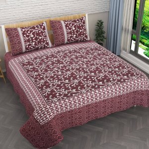 Buy Bedsheet With 2 Pillow Covers