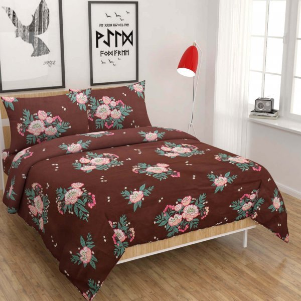 Buy Super King Size Bedsheet With 2 Pillow Covers