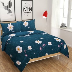 Buy Super King Bedsheet With 2 Pillow Covers