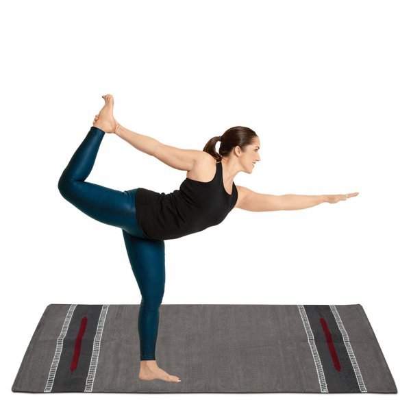 Cotton yoga mat for exercise & meditation