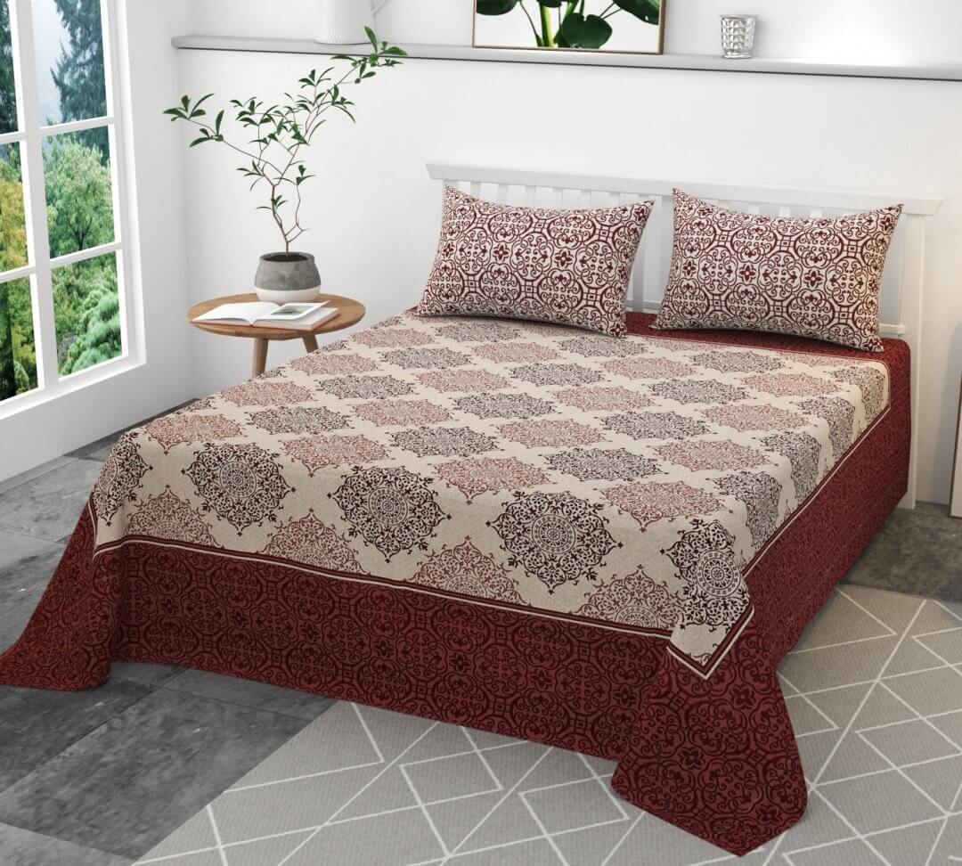 Kritarth Handicrafts Buy reversible bed sheets