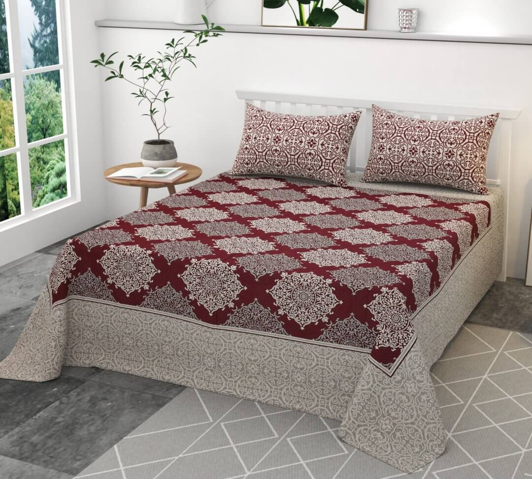 Kritarth Handicrafts Buy reversible bed sheets