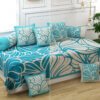 Kritarth Handicrafts 250 T.C Reversible Pure Cotton Quilted Diwan Sets for Living Room | 60*90 Inches | Best for Home Decoration and Gifting Purposes