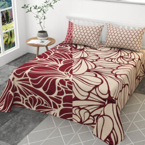 Queen size quilted bedsheet