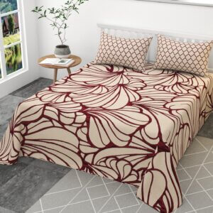 Queen size quilted bedsheet